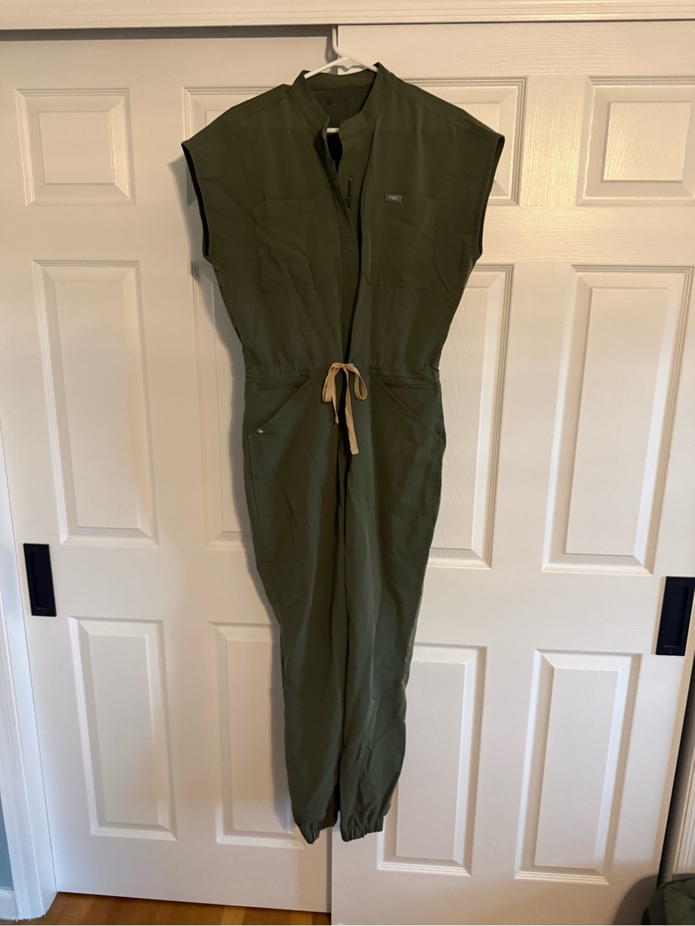 FIGS Rafaela Jogger ScrubJumpsuit — Moss womens